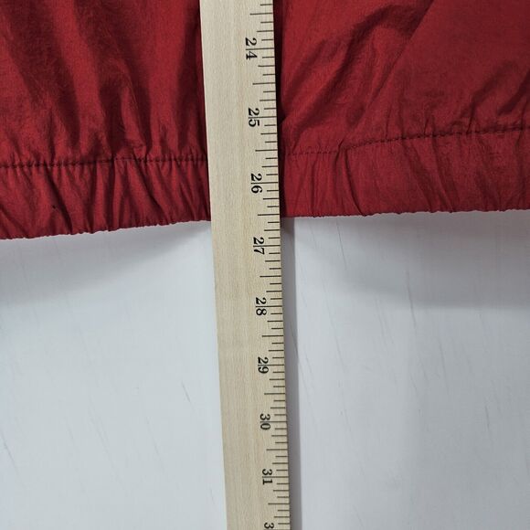 Ellesse Track Jacket Mens Large Nylon Red Navy Blue White Hooded HAS FLAWS - Picture 10 of 14